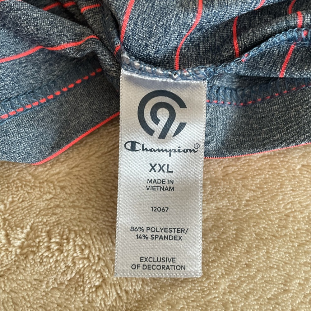 Champion Striped Polo Shirt - Size XXL - Picture 12 of 12